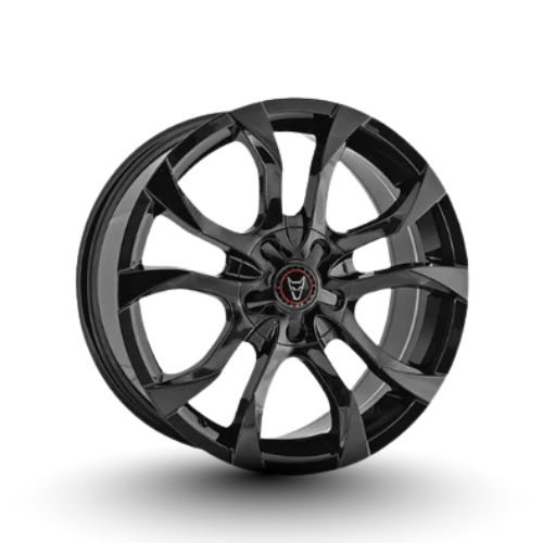 Wolfrace Assassin 18 Gloss Black Alloy Wheels Tyres